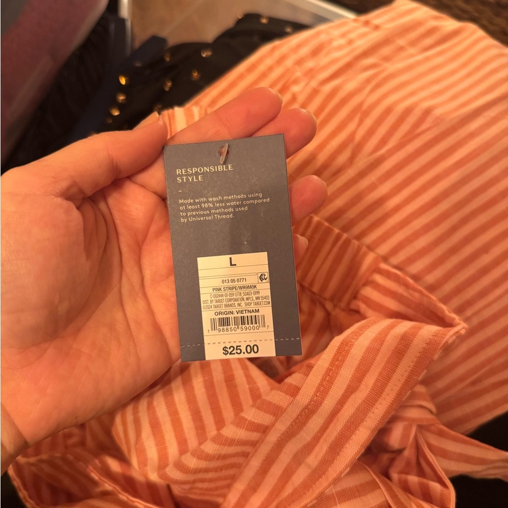 Universal Thread Pink Striped Maxi Skirt - Picture 3 of 3